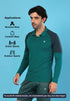Men Colorblock Slim Fit Polo T-shirt with TECHNO COOL+