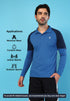 Men Colorblock Slim Fit Polo T-shirt with TECHNO COOL+