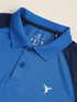 Men Colorblock Slim Fit Polo T-shirt with TECHNO COOL+