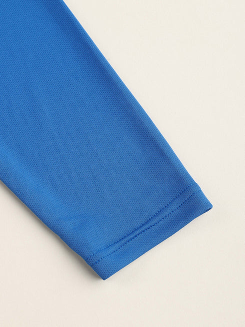 Men Colorblock Slim Fit Polo T-shirt with TECHNO COOL+