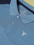 Men Colorblock Slim Fit Polo T-shirt with TECHNO COOL+