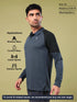 Men Colorblock Slim Fit Polo T-shirt with TECHNO COOL+