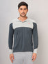 Men Colorblock Slim Fit Polo T-shirt with TECHNO COOL+
