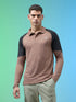 Men Colorblock Slim Fit Polo T-shirt with TECHNO COOL+