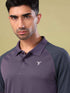 Men Colorblock Slim Fit Polo T-shirt with TECHNO COOL+