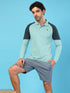 Men Colorblock Slim Fit Polo T-shirt with TECHNO COOL+