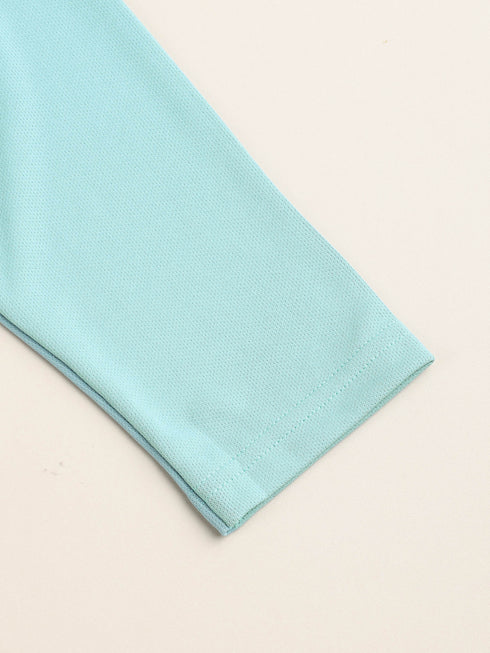 Men Colorblock Slim Fit Polo T-shirt with TECHNO COOL+
