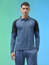 Men Colorblock Slim Fit Polo T-shirt with TECHNO COOL+