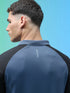 Men Colorblock Slim Fit Polo T-shirt with TECHNO COOL+