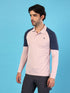Men Colorblock Slim Fit Polo T-shirt with TECHNO COOL+