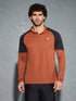 Men Colorblock Slim Fit Polo T-shirt with TECHNO COOL+