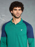Men Colorblock Slim Fit Polo T-shirt with TECHNO COOL+
