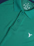 Men Colorblock Slim Fit Polo T-shirt with TECHNO COOL+