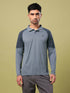 Men Colorblock Slim Fit Polo T-shirt with TECHNO COOL+