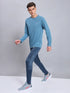 Men Solid Slim Fit Crew Neck T-shirt with TECHNO COOL+