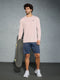 Men Solid Slim Fit Crew Neck T-shirt with TECHNO COOL+