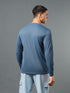 Men Solid Slim Fit Crew Neck T-shirt with TECHNO COOL+