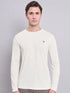 Men Solid Slim Fit Crew Neck T-shirt with TECHNO COOL+