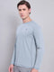 Men Solid Slim Fit Crew Neck T-shirt with TECHNO COOL+