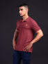 Men Solid Slim Fit Polo T-shirt with MATPIQ