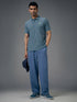 Men Solid Slim Fit Polo T-shirt with MATPIQ