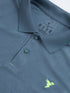 Men Solid Slim Fit Polo T-shirt with MATPIQ