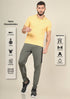 Men Solid Slim Fit Polo T-shirt with MATPIQ