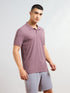 Men Solid Slim Fit Polo T-shirt with MATPIQ