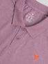 Men Solid Slim Fit Polo T-shirt with MATPIQ