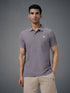 Men Solid Slim Fit Polo T-shirt with MATPIQ
