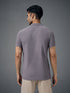 Men Solid Slim Fit Polo T-shirt with MATPIQ