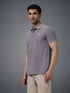 Men Solid Slim Fit Polo T-shirt with MATPIQ