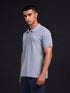 Men Solid Slim Fit Polo T-shirt with MATPIQ