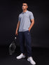 Men Solid Slim Fit Polo T-shirt with MATPIQ