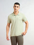 Men Solid Slim Fit Polo T-shirt with MATPIQ