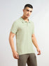 Men Solid Slim Fit Polo T-shirt with MATPIQ