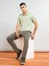 Men Solid Slim Fit Polo T-shirt with MATPIQ
