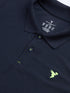 Men Solid Slim Fit Polo T-shirt with MATPIQ
