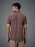 Men Solid Slim Fit Polo T-shirt with MATPIQ