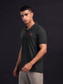 Men Solid Slim Fit Polo T-shirt with MATPIQ