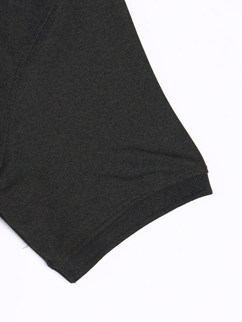 Men Solid Slim Fit Polo T-shirt with MATPIQ