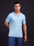 Men Solid Slim Fit Polo T-shirt with MATPIQ