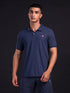 Men Solid Slim Fit Polo T-shirt with MATPIQ