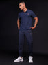 Men Solid Slim Fit Polo T-shirt with MATPIQ
