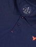 Men Solid Slim Fit Polo T-shirt with MATPIQ