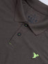 Men Solid Slim Fit Polo T-shirt with MATPIQ