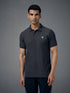 Men Solid Slim Fit Polo T-shirt with MATPIQ