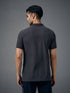 Men Solid Slim Fit Polo T-shirt with MATPIQ