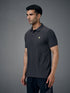 Men Solid Slim Fit Polo T-shirt with MATPIQ