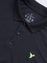 Men Solid Slim Fit Polo T-shirt with MATPIQ